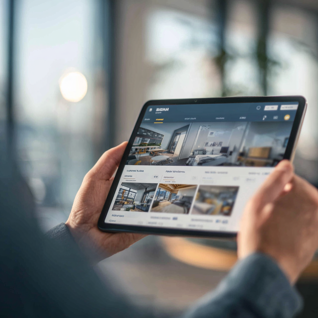 BUDA Plan App auf einem Tablet – digitale Wohnungsübergabe
